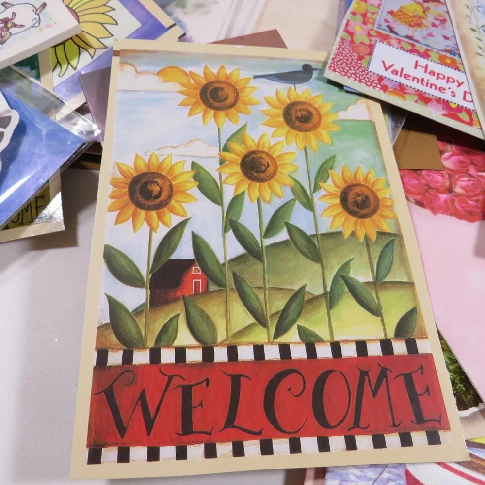 Greeting Cards (Used) and other Craft Items MIXTURE (all seasons but winter)